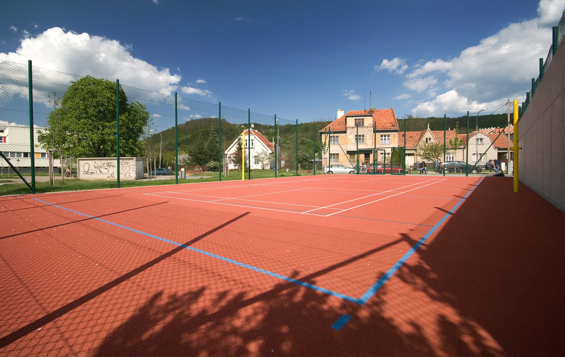 ​A sports ground in Brno-Komín
