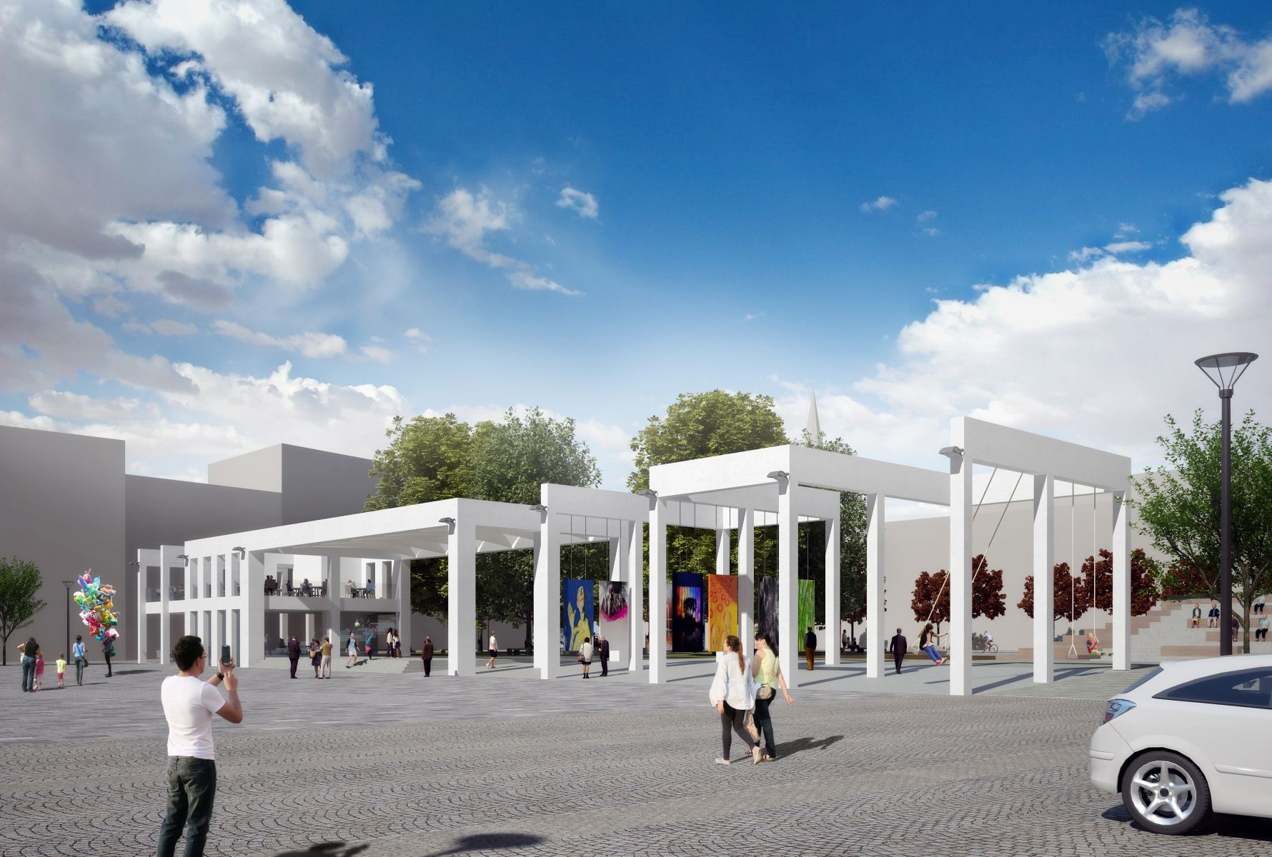 Revitalization of the square Náměstí míru in Zlín - 1st place