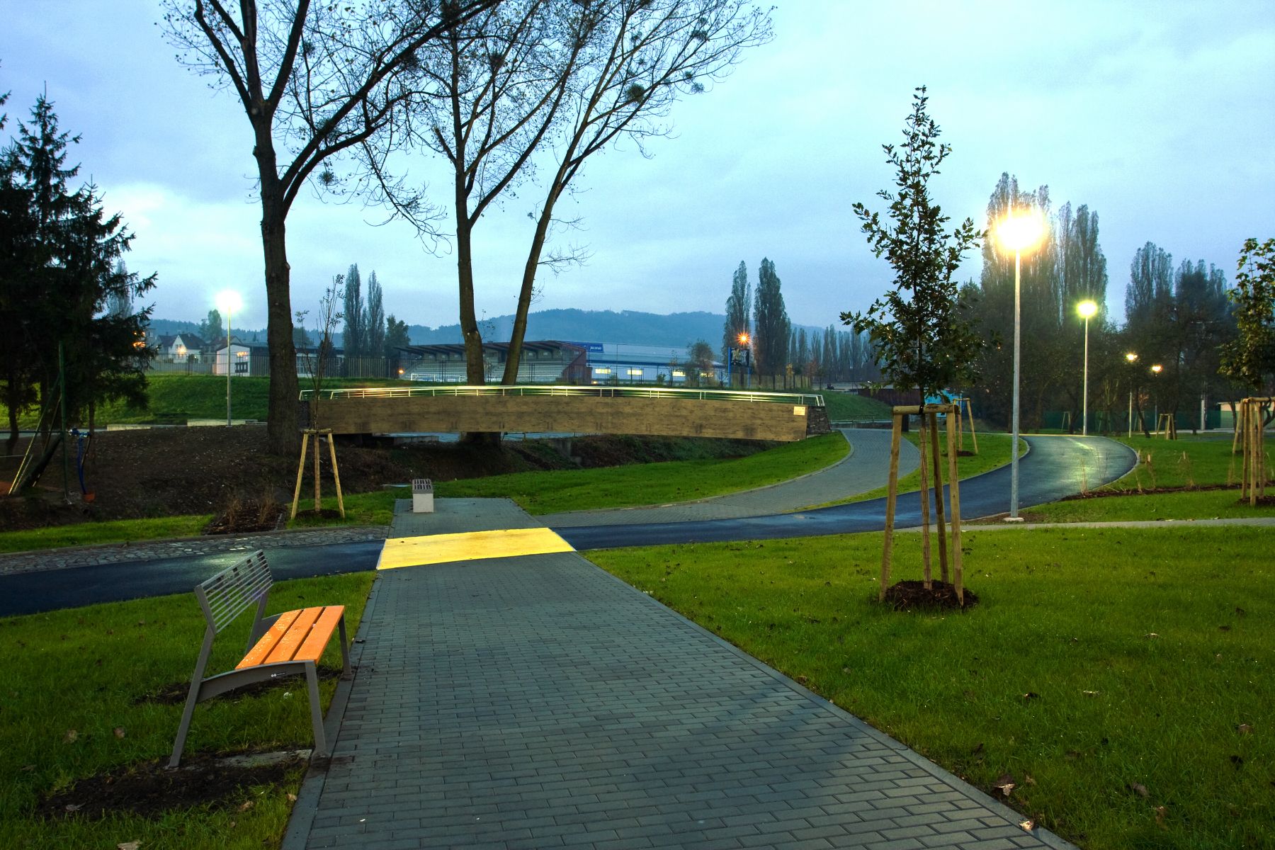 ​​The Grasmanka footbridge, Nový Jičín
